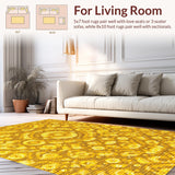 Modern Circular Home Office Vibrant(Gold)