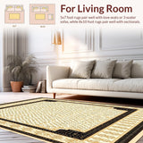 Art Deco Runner Beige/Dark Brown(Beige)