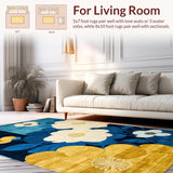 Navy Floral Rustic Charm(Blue)