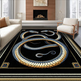 Abstract Serpent Motif Elegance(Blue)
