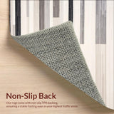Abstract with Layered Beige Stripes and Slate Shadow Effects(Gray)