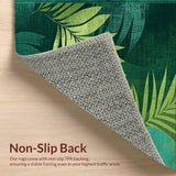 Dynamic Abstract Tropical Print(Green)