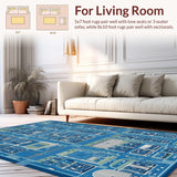 Charming Urban Map Aesthetic(Blue)