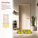 Elegant Seasonal Petal Motif(Yellow)