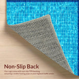 Retro Sporty Abstract Art(Blue)