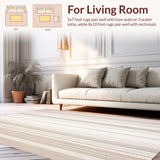Modern Minimalist Area Beige Home(Beige)