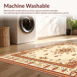Boho Chic Medallion Area With Traditional Artisanal Elements(Beige)
