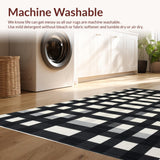 Contemporary High Contrast Checkerboard(Black)