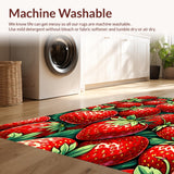 Vibrant Retro Strawberry Motif(Red)