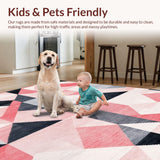 Cozy Triangle Motif in Pastels(Pink)