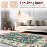 Chic Ivory Floral Motif(Green)