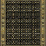 Chic Octagonal Abstract Art Form(Black)