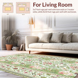 Rustic Cream Botanical Print(Green)