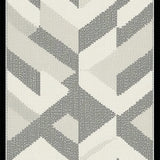 Contemporary Monochrome Lattice Design(Gray)