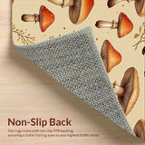 Elegant Whimsical Standing Mat for Laundry Rooms(Beige)