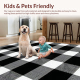 Modern Farmhouse Plaid Accent(Black)