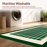 Sophisticated Cream and Gray Plaid(Green)