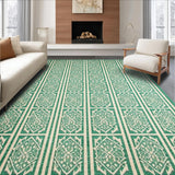 Modern Earthy Geometric Flair(Green)