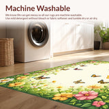 Lively Abstract Floral Fusion(Ivory)