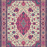 Elegant Contemporary Floral Motif(White)