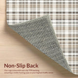 Charming Warm Beige Geometric Touch(Beige)