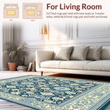 Ornate Damask and Artful Boho Flourishes(Blue)