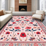 Charming Abstract Floral Composition(Pink)