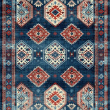 Lively Geometric Contemporary Flair(Blue)