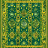 Minimalist Bright Trellis Accent(Green)