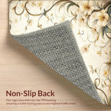 Bloom Harmony Beige Area Floral Serenity Low Pile(Beige)