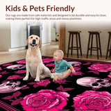 Striking Black and Pink Design(Black)