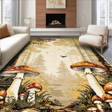 Rustic Warm Beige Floral Theme(Beige)