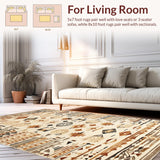 Elegant Vintage Floral Geometry(Beige)