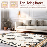 Artful Striped Cultural Weave(Beige)