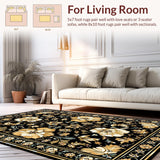 Contemporary Floral Motif(Black)