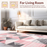 Vibrant Abstract Triangle Aesthetic(Pink)