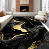 Geometric Black Gold Elegance(Black)