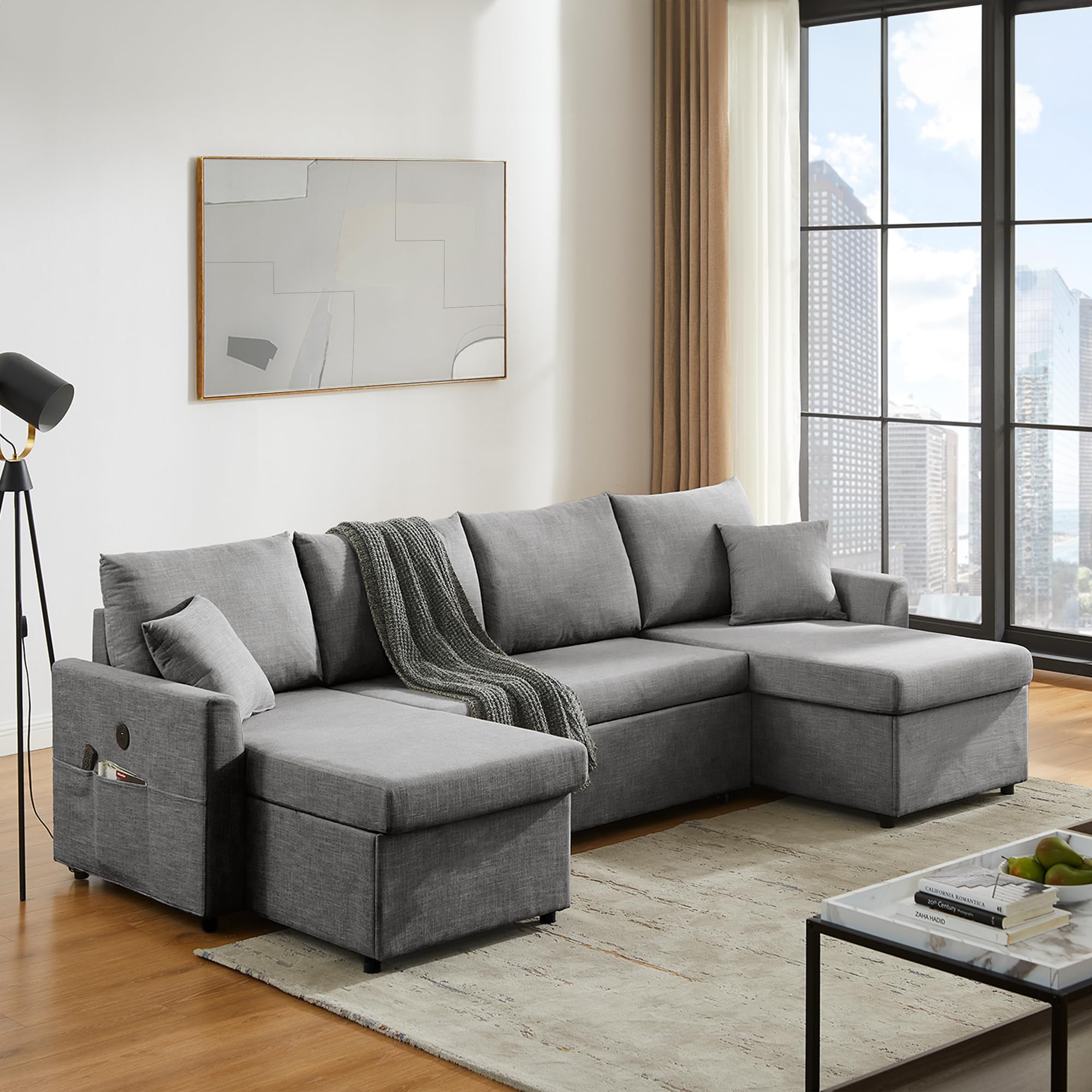 ODIKA Sleeper Sofa Additional Chaise – Chaise for Upgrading Your Existing L - ODIKA