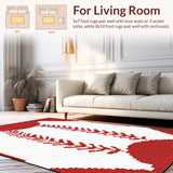 Energetic Round Stitched Aesthetic(Red)