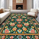 Elegant Earthy Tones Floral Design(Green)
