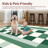Modern Chic Checkerboard Aesthetic(Green)