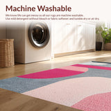 Modern Pink Gray Entryway Marble Texture(Gray)