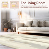 Modern Rustic Horizontal Stripes(Beige)