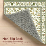 Elegant Sage Green Vintage Motif(Ivory)