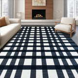 Stylish Monochrome Diamond Texture(Black)