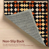 Chic Diamond Geometric Motif(Black)