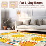 Vibrant Eclectic Round Motif(Yellow)