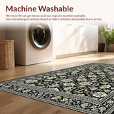 Elegant Black Floral Medley(Black)