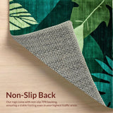 Elegant Tropical Leaf Print(Green)