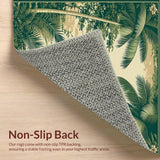 Lush Green Tropical Serenity(Beige)